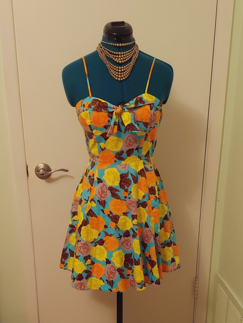 Fit N Flare Ixia Retro Style Floral Sundress